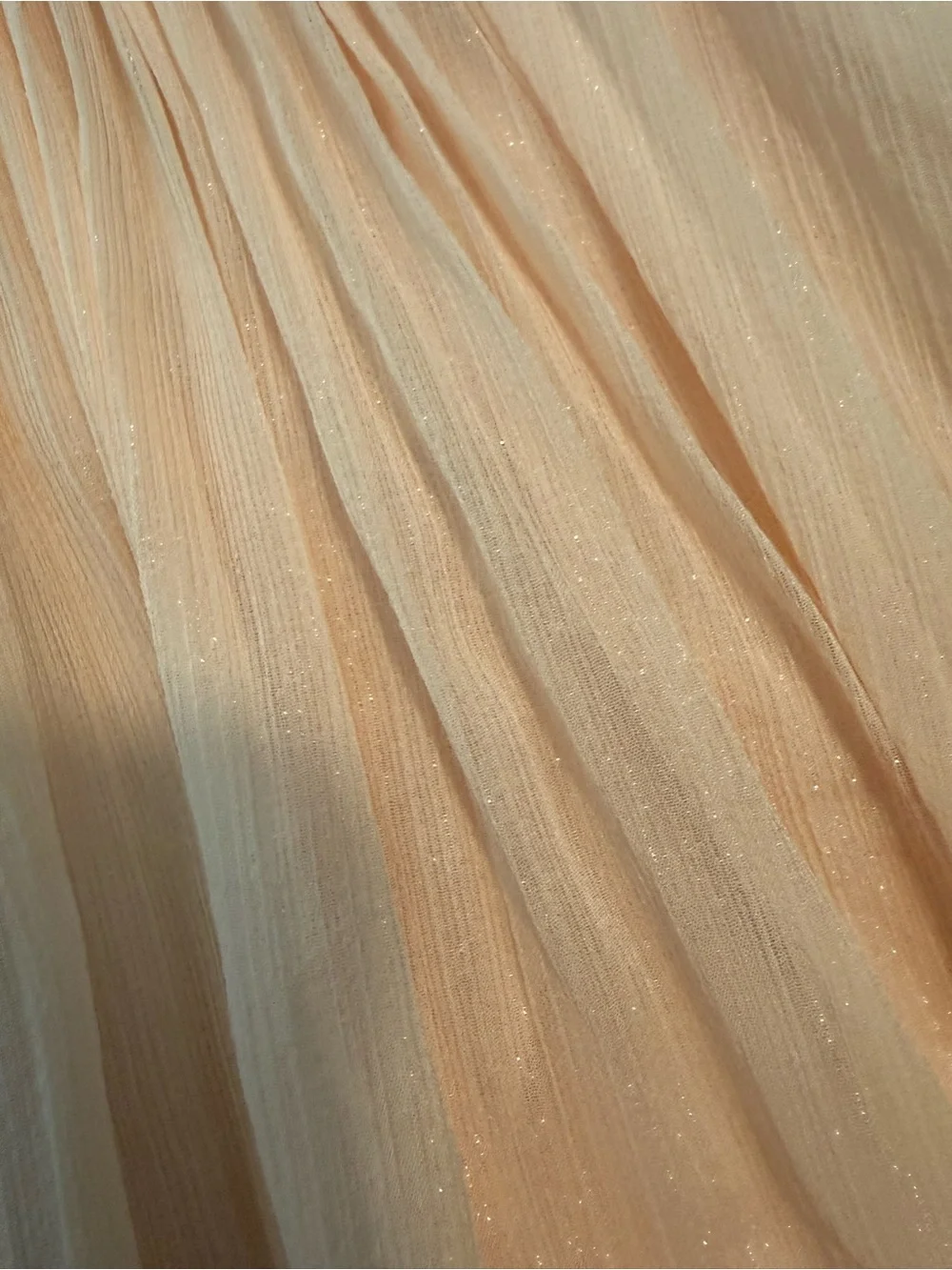 Baby Gap Peach Pleated Tulle Baby Dress